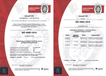 ISO 45001 certifikat fra DANAK