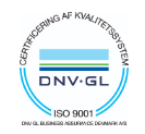 Vi er ISO 9001 certificerede