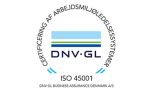 Certificeret ISO 9001, 14001 og 45001