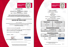 ISO 3834 certificeret