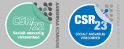 Tildelt CSR 2022 og 2023 (Socialt ansvarlig virksomhed) af Aabenraa Kommune