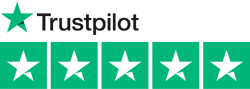5 stjerner på Trustpilot!