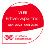 Vi er Erhvervspartner for Kræftens Bekæmpelse
