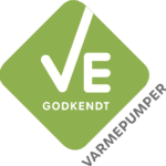 VE GODKENDT VARMEPUMPER